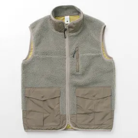 【30％OFF】DESCENTE ddd（デサントディーディーディー） ボア フリース ベスト メンズ　アウター ミドルレイヤー HEAT NAVI ヒートナビ カジュアル 暖かい DHMUJC31 BOA FLEECE VEST【セール】